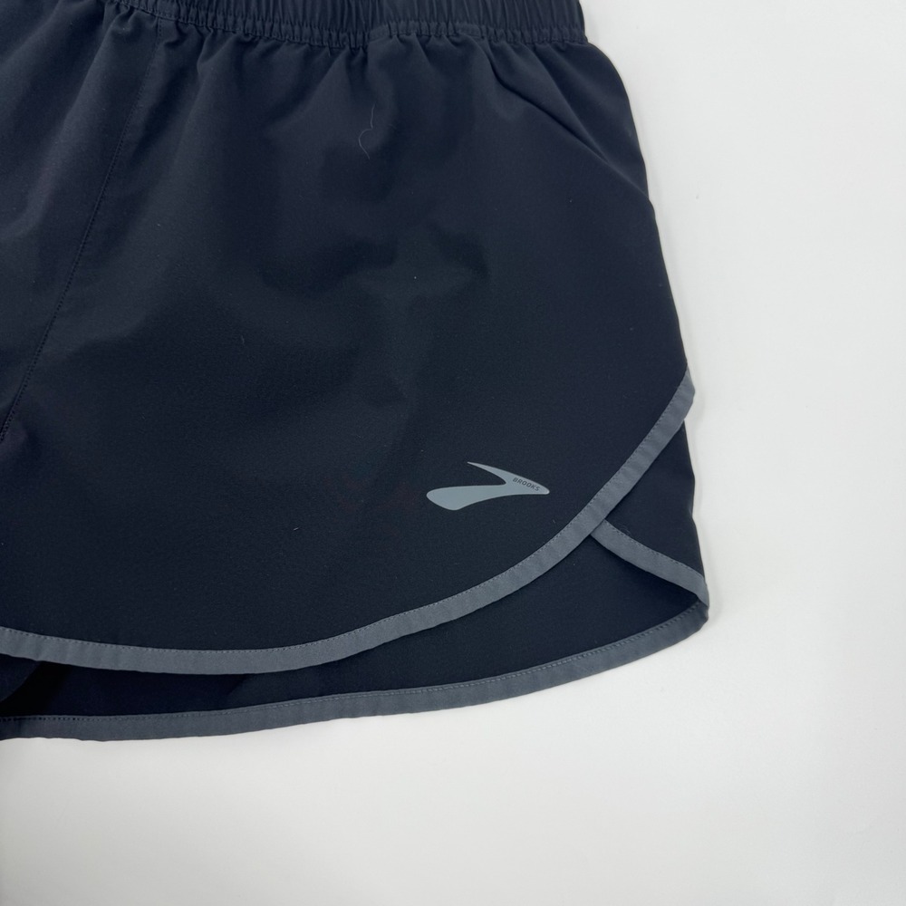 Brooks Running Shorts Women's Black Athletic‎ Activewear Performance Size M - Picture 5 of 9